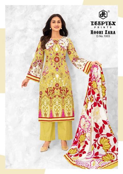 Deeptex roohi zara vol-10 fancy dress material wholesale in surat
